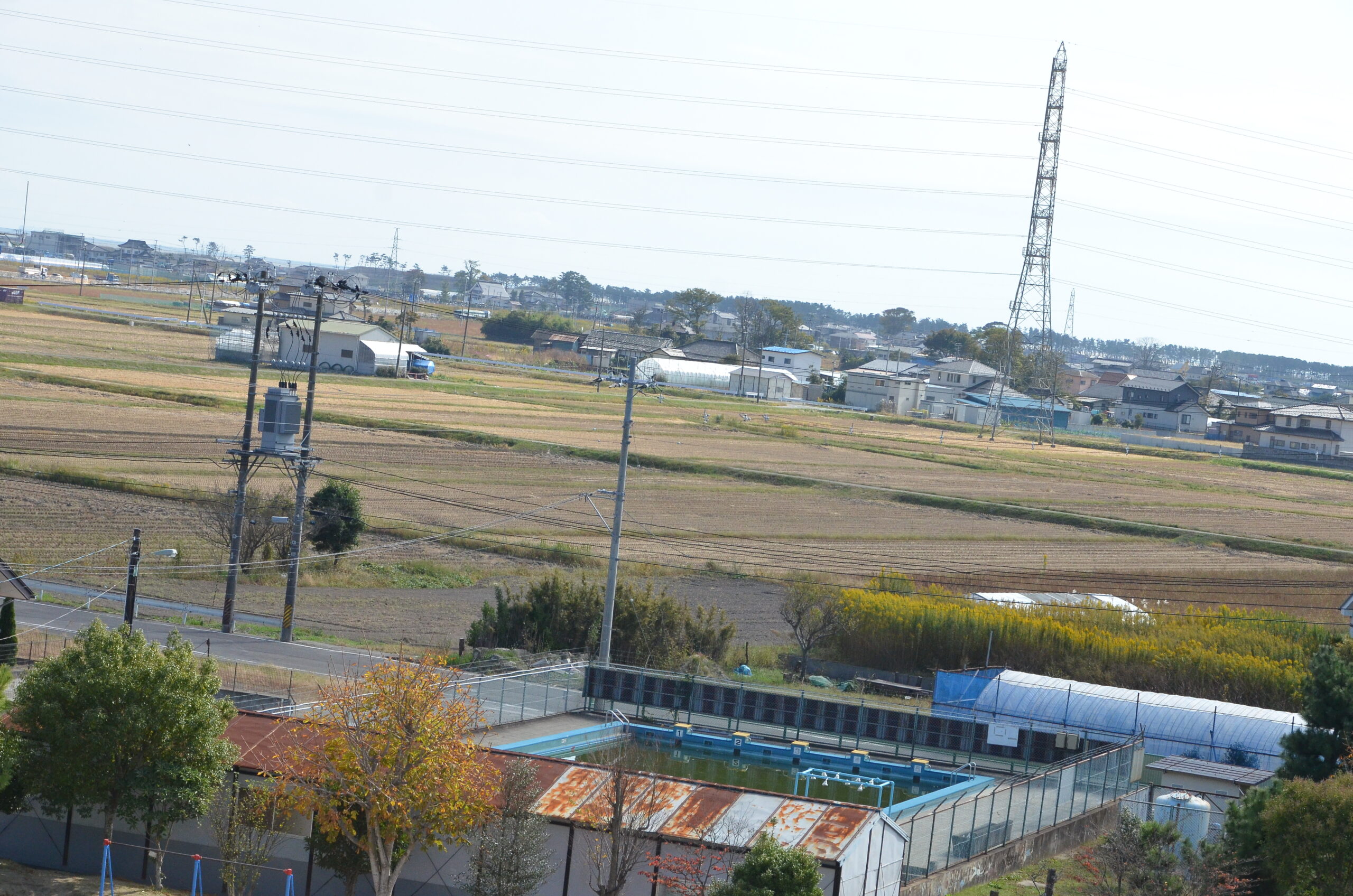 仙台市立岡田小学校 定点観測写真 しゃしんときじ 3がつ11にちをわすれないためにセンター 東日本大震災のアーカイブ